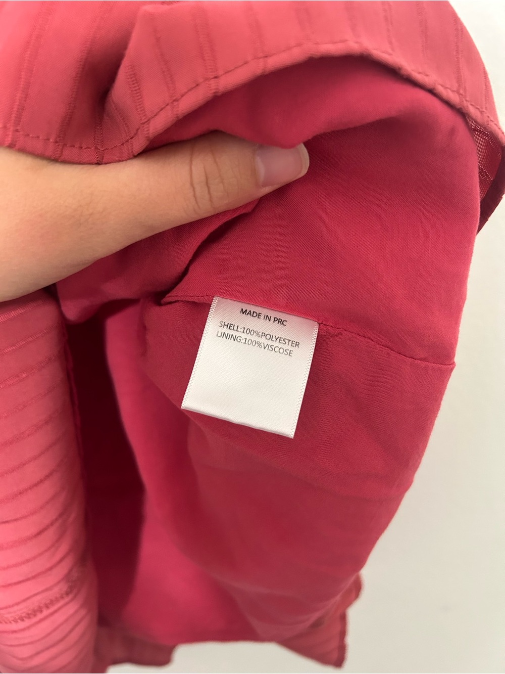 Pink/red Ruffle Hem Dress - Picture 4 of 5